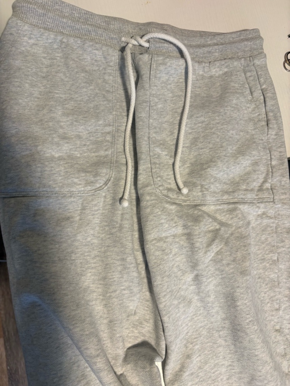 American Eagle Outfitters Heather Gray Drawstring Sweatpants